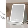 SUOKOMR Tabletop Makeup Folding Handheld Foldable with LED USB Adjustable Convenient 3 Stepless Brightness Travel Compatible Mirror, Mirror, Mirror,