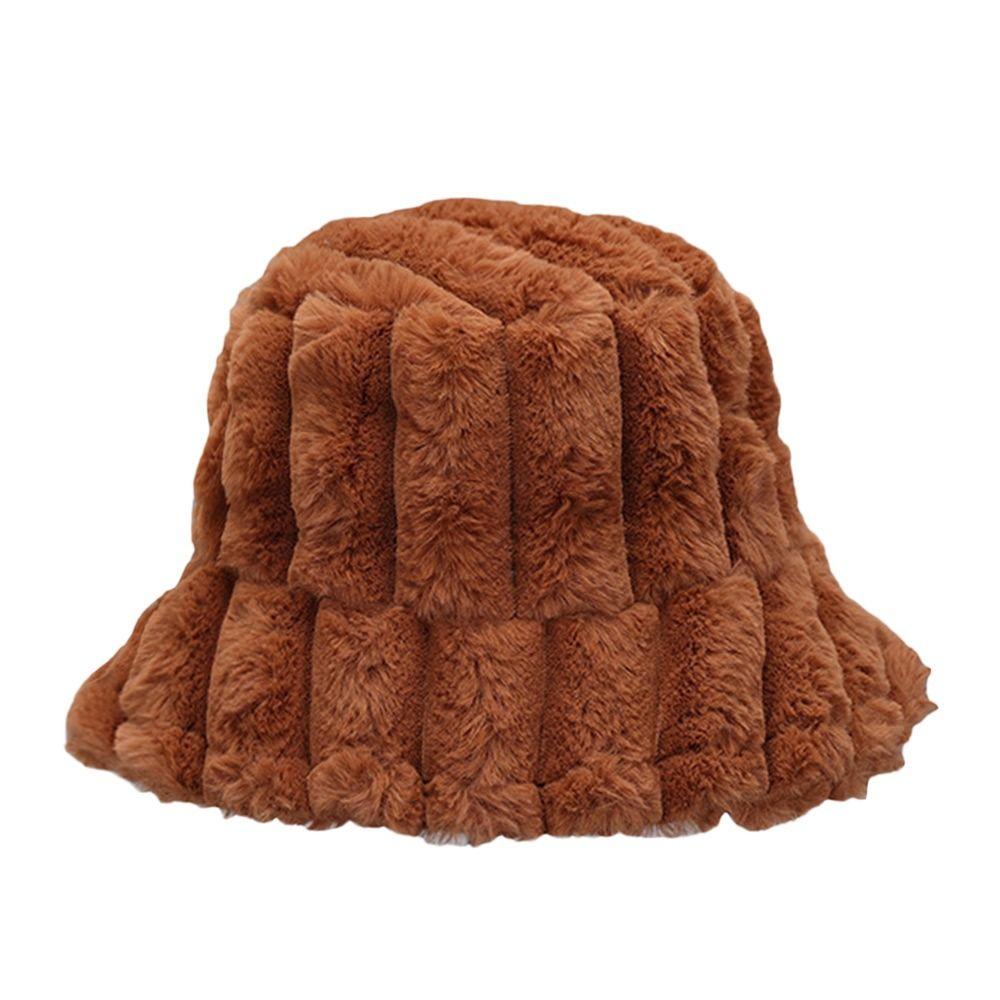 

Зимовий Повсякденний М який Панама зі Штучного Хутра, Капелюх від Сонця, Капелюх Рибалки, Капелюх Відро кавовий