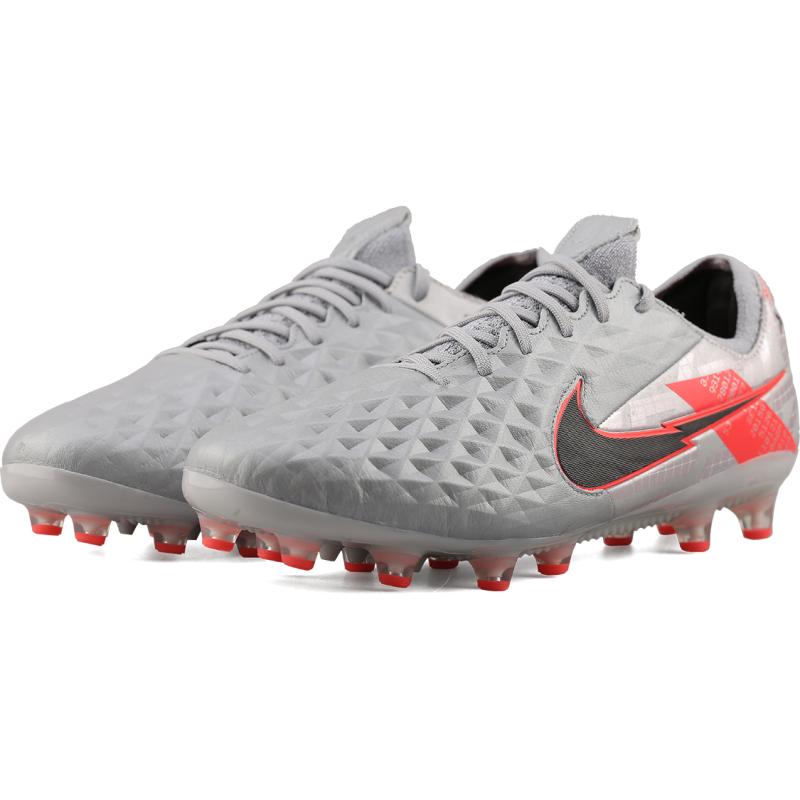 Nike Tiempo Legend 8 Elite Ag Pro 'Metallic Grey Crimson' CW0599-906