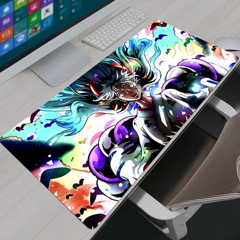 One Piece Yamato Mouse Pad Large Gamer XXL Keyboard Mouse Pads Desk Mouse Mat Carpet Rubber Tapis Souris Gaming Notbook Mousepad