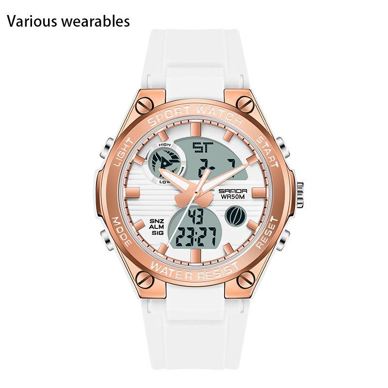 New Harajuku Style Skull Waterproof Men's Electronic Multi-Function Electronic Watch Outdoor Sports Men's Watch