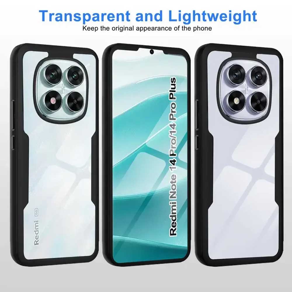 For Redmi Note 14 Pro PLus + 360 Full Body Screen Protector Transparent Case For Redmi Note 14 Pro 4G 5G Global Phone Cover