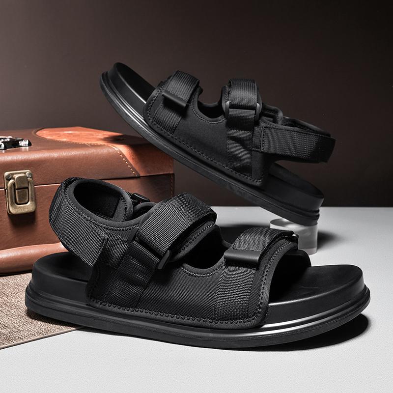 Summer Men's Sandals 2024 New Sandals Slippers Non-slip Waterproof Wading Shoes Beach Flip-flops Soft-soled Slippers Men's Shoes