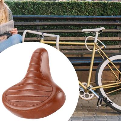 Fahrradsattel, Fahrradsitz, bequem, für die Straße, breiter, PU-Stoßdämpfungskissen