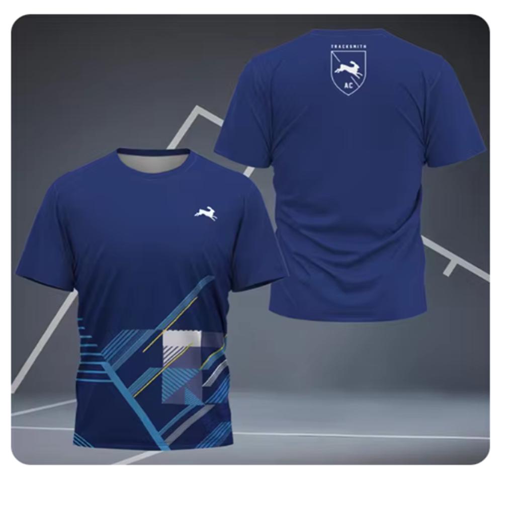 Men's Golf Sports T-shirt Badminton Training Short Sleeve T Shirt Big Size Loose Gym Fitness Outdoor Running Quick Dry Clothing