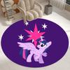Little Pony Area Rug Suitable For Bedrooms Outdoor Playrooms Game Room Antislip Carpet Decorate Offices Spiritual Gift