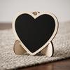 10 pcs MDF Pine Display Blackboard 2.9x2.8 in Small Wooden Blackboard  Tabletop Display