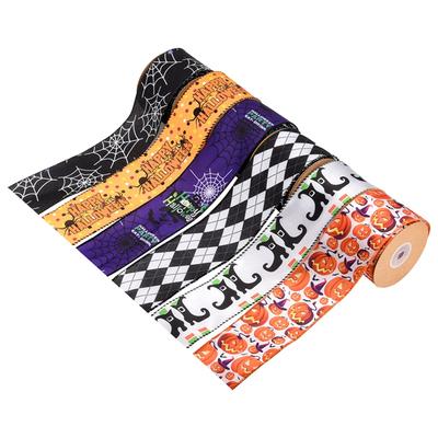 Halloween Grosgrain Ribbon DIY Crafts Decoration Halloween Polyester Ribbon