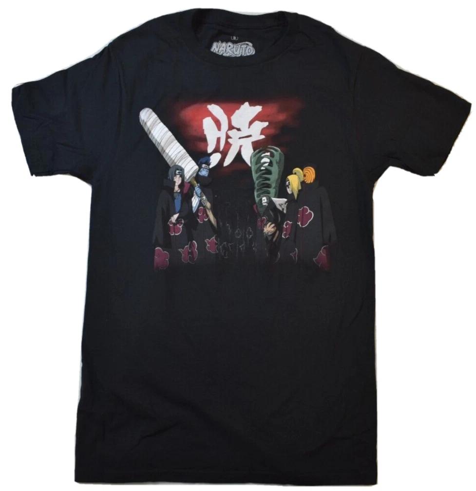 Ripple Junction Mens Naruto Shippuden Black Shirt New Small 2XL