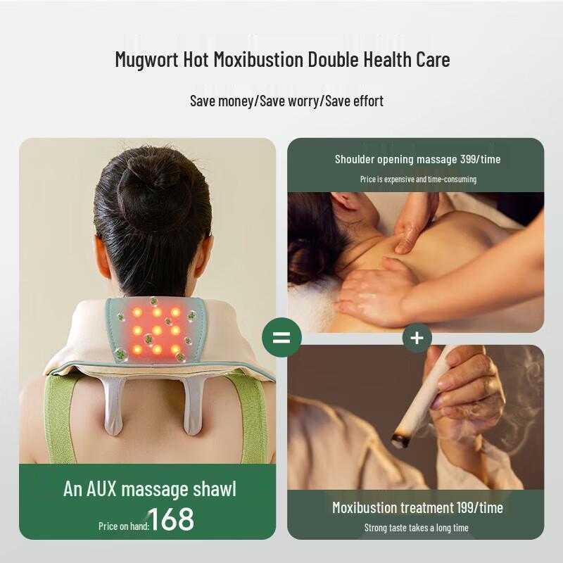 AUX Neck and Shoulder Kneading Massager P11