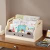 Children's Movable Multi-Layer Bookshelf and Storage Rack