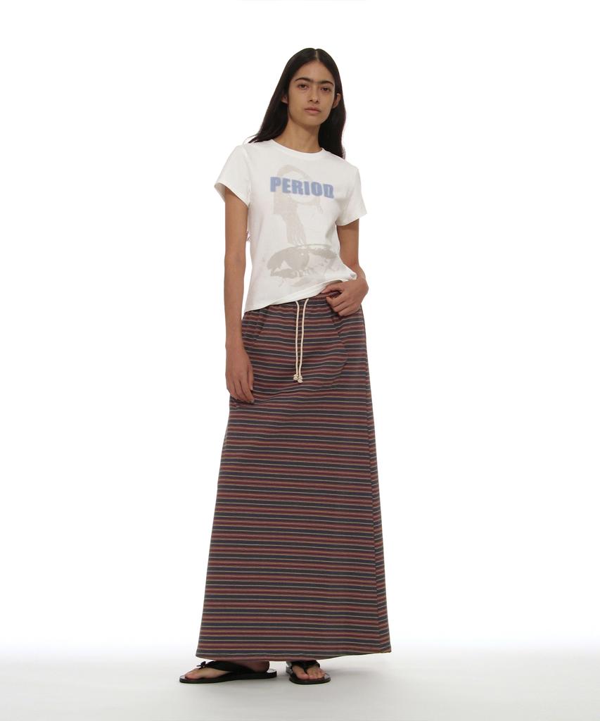 PARTIMENTO WOMEN Period Printed Tee_White