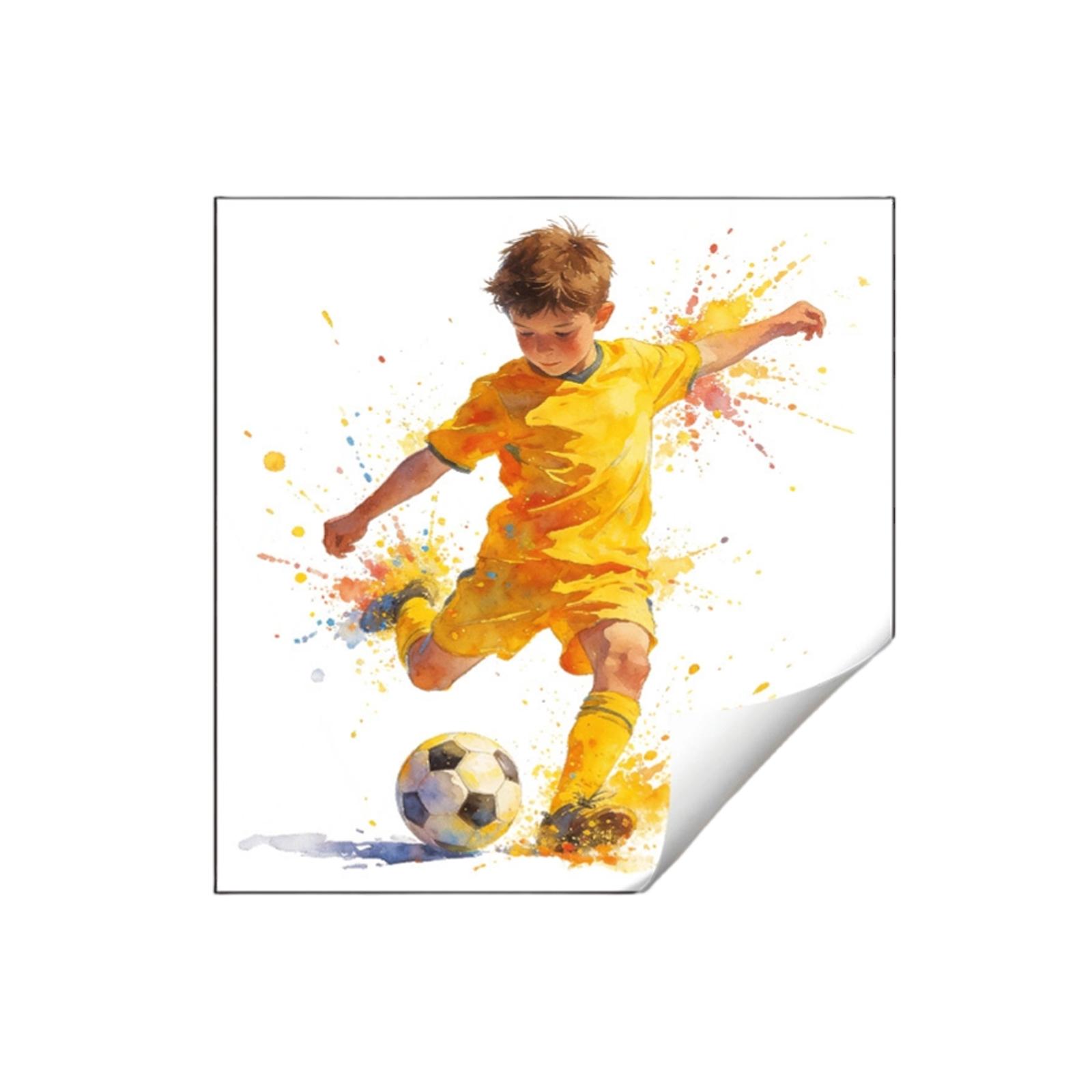 

Occer Theme Wall Decal For Bedroom Living Room Sports Home Wall Decoration One Size