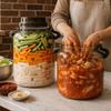 Sealed Pickle Container with Lids Airtight Storage Pitcher Plastic Pickle Jars