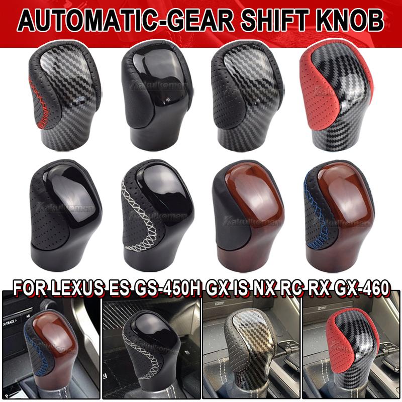 New High Quality Leather Auto Gear Shift Knob For Lexus ES GS-450H GX IS-300 NX-300H RC-300 RX-350 2015-