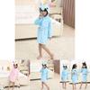 Soft And Cozy Unicorn Kids Bathrobe For Girls Boys Sleepwear Nightwear