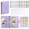 Macaron A6 PU Leather Binder & Cash Budget Notebook