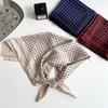 70 silk scarf square scarf high sense fashion temperament polka dot scarf shawl simulation silk small scarf headscarf summer headband