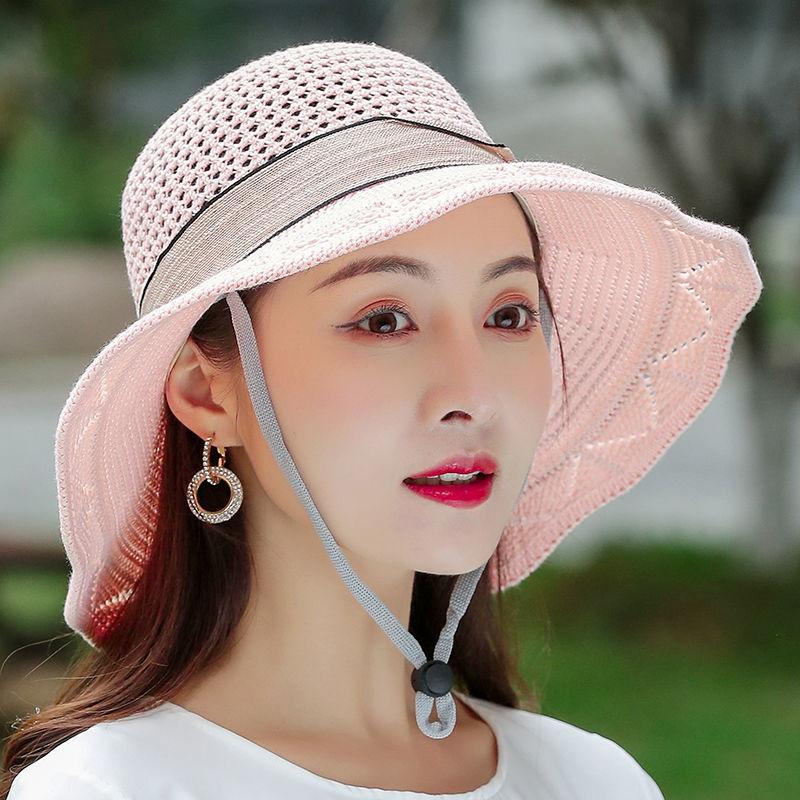 Washable Folding Hat for Summer Ladies, Sunshade Hat, Sun Hat, Large Eave Beach Cooling Hat, Basin Hat