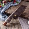 Kitchen Knives Handmade Forged Meat Cleaver Butcher Boing Knife Wood Handle Cleaver Meat Chopping Vegetables Kitchen Chef Knives
