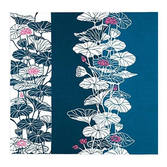 Miyamoto Towel (Miyamoto-towel) kenema Large Furoshiki Lotus Flower 90 x 90cm