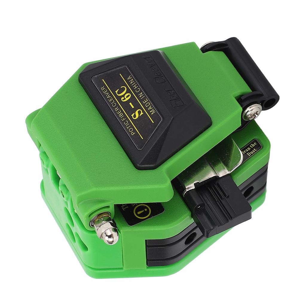 Fiber Cleaver 16 Cleaving Spots 48000 Cleaves Hot Melting Cold Connection Fiber Optic Cutter for 0.2