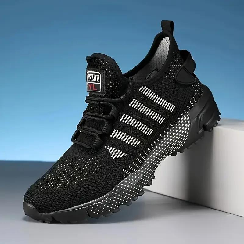 

Мужские кроссовки, кроссовки для бега для мужчин, легкие, высококачественные, мужские, сетчатые, повседневные, на шнуровке, летние, спортивные, теннисные туфли 40