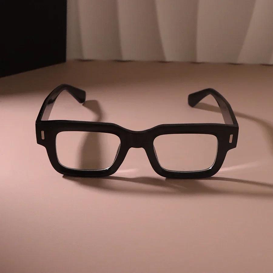 Square Anti Blue Light Glasses Fashion Retro Classic Women Men Computer Gaming Eye Protection Plain Spectacles