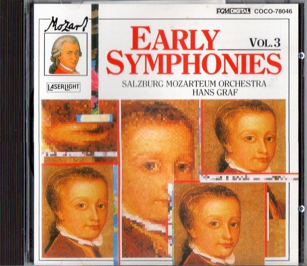 CD SALZBURG MOZARTEUM ORCHESTRA, MOZAR - Mozart: Early Symphonies (3 COCO78046 Japan Classical Used
