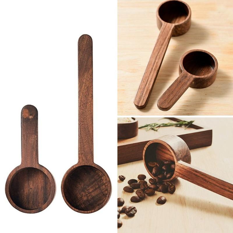Set di cucchiai dosatori in legno Cucchiai dosatori da cucina Cucchiaio per tè e caffè Cucchiaio dosatore per zucchero e spezie Strumenti di misurazione per cucinare Casa