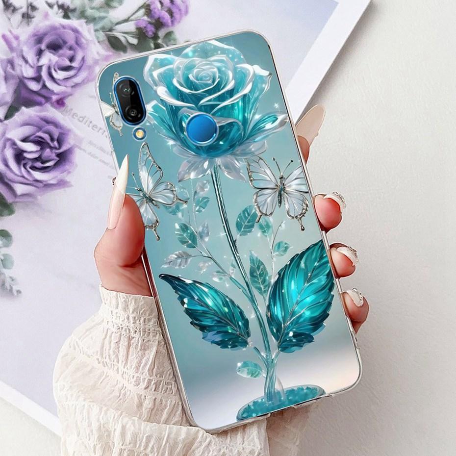 

Cute Painting Phone Case For Huawei P20 Lite ANE-LX1 LX2 Soft Silicone TPU Back Cover For Huawei Nova 3e P20lite Cases Bumpers Nova 3e