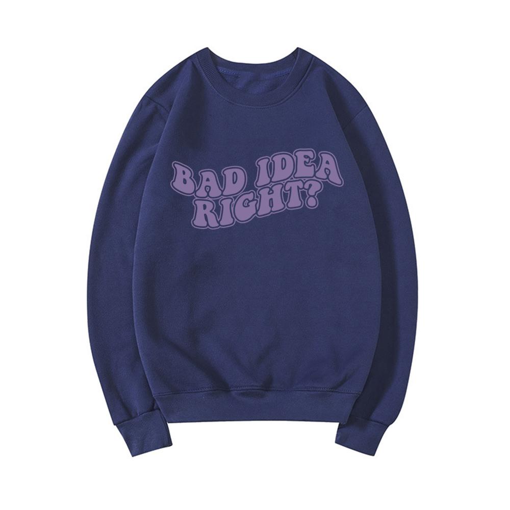 Bad Idea Right Sweatshirt Olivia Guts Album Sweatshirts Album Songs Merch Women Hoodies Long Sleeve Pullovers Gift for Fans