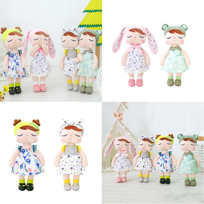 Metoo Stuffed Doll Princess Angela Bunny Plush Soft Rabbit Fashion