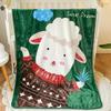 Kids Cartoon Dinosaur Blanket Flannel Green Autumn Animal Breathable Super Warm Throw Blankets for Bedding Travel Bedding Throws