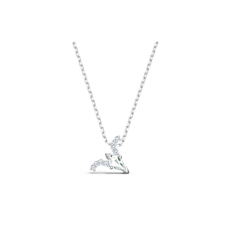 Swarovski Zodiac II Aries Constellation Exquisite Alloy Imitation Crystal Necklace Women necklace Silver 5563890 Box (Random Color)
