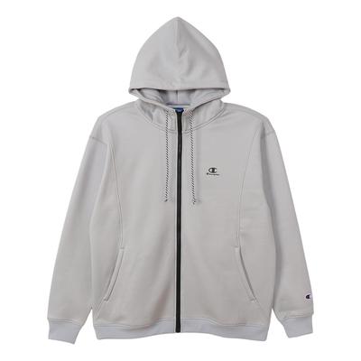 Uzun Kollu Uzun Kollu Rahat Kesim Esnek Termal Yazı Logolu Teknik Havlu Fermuarlı Kapüşonlu Sweatshirt TECH Oxford Grisi [Champion] Tişört Örgü(R,) ÖRGÜ(R,)