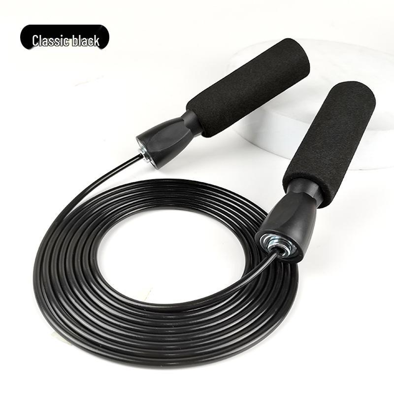 Adult Fitness Skipping Rope - Durable Steel Wire for Exercise & Fat Burning, Ideal for Students and Home Workouts.