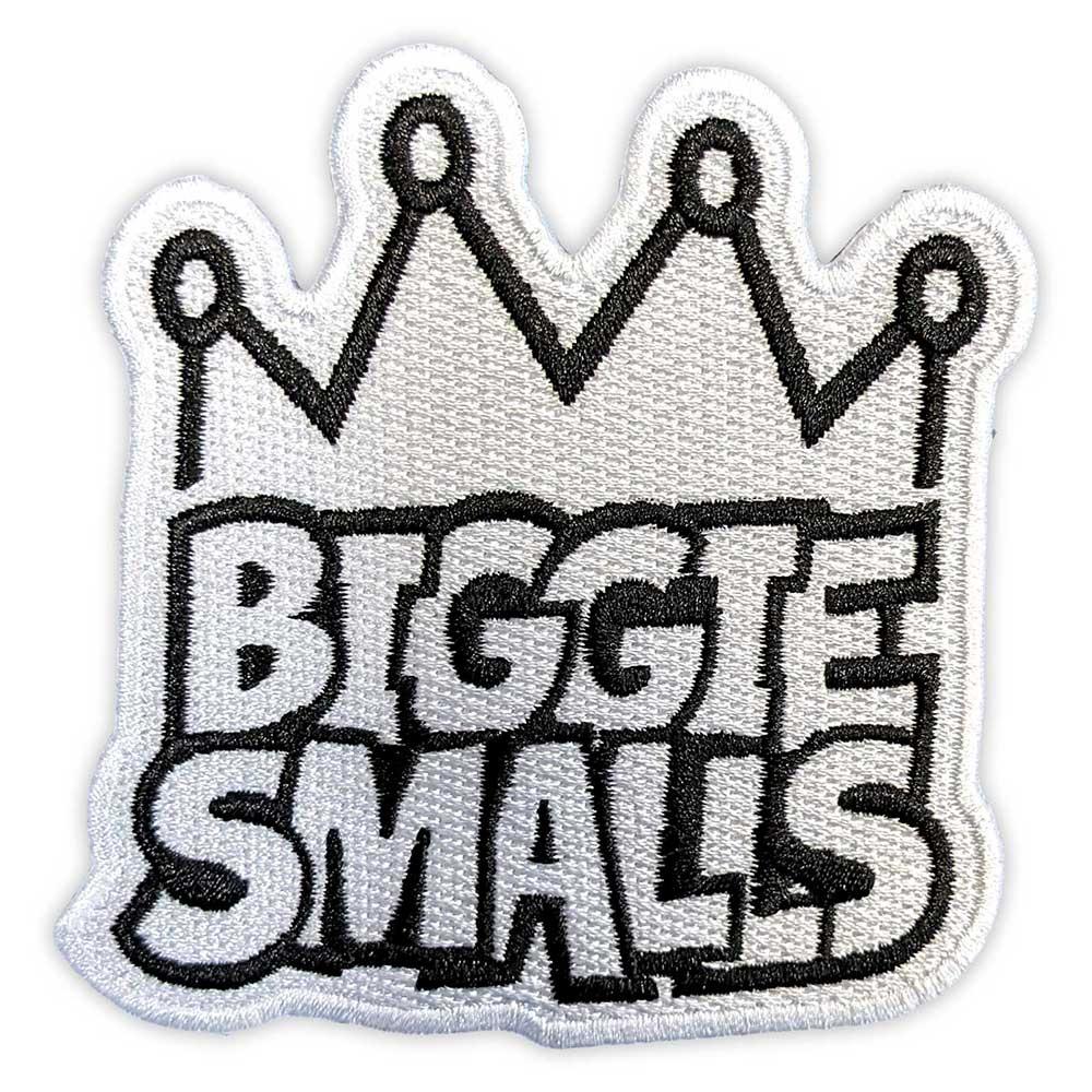 Biggie Smalls Woven Crown Logo Iron On Patch