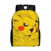 Charmander Group Cartoon Backpack  Youth Polyester Cycling Backpacks Soft Modern School Bags Rucksack