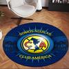 Club América (19) Round Office Rug Decorative Floor Rug for Office Bedroom Living Room and Home Space