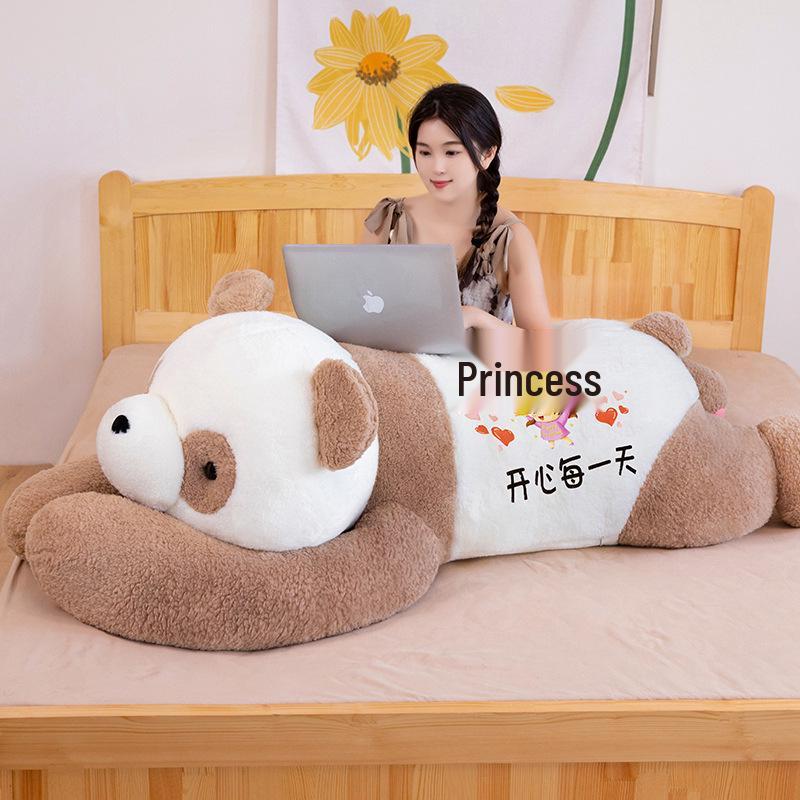Large Panda Hug Pillow: Plush Leg-Clamping Sleeping Toy for Girls - Perfect Birthday Gift