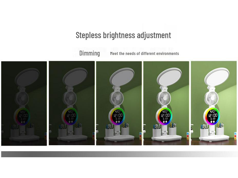 Rechargeable Dual-Use Desk Lamp with Eye Protection – Bright, Foldable, and Smart for Student Reading and Writing.