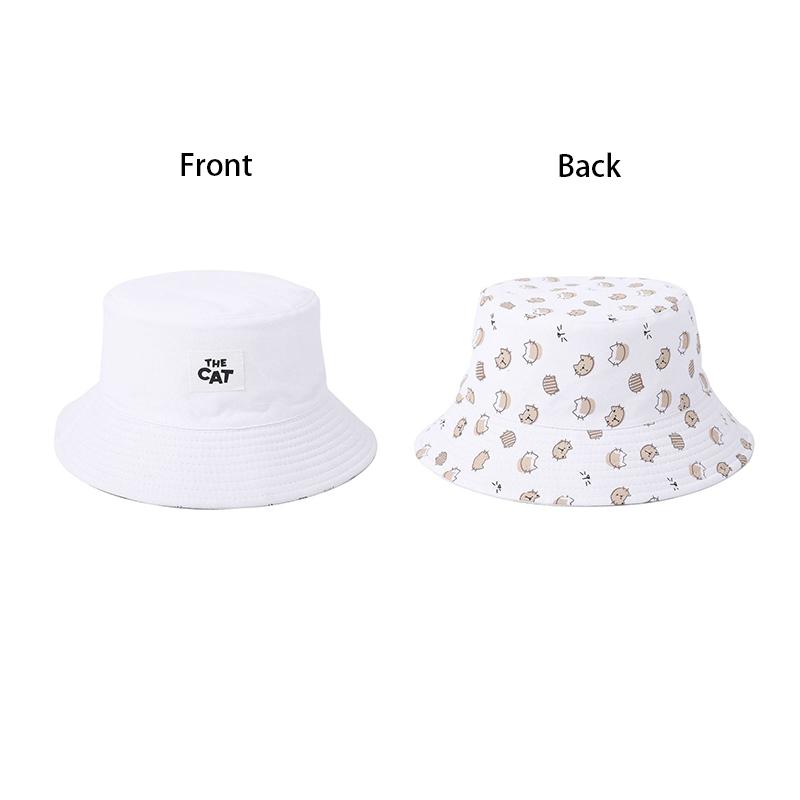 

Versatile Style Hat Double Sided Wearable Womens Sunshade Fisherman Hatscaps білий