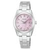 Seiko Selection HFH002P Women's Analog Quartz Watch Battery Powered Date Calendar Pink Mother of Pearl Dial Silver Stainless Steel