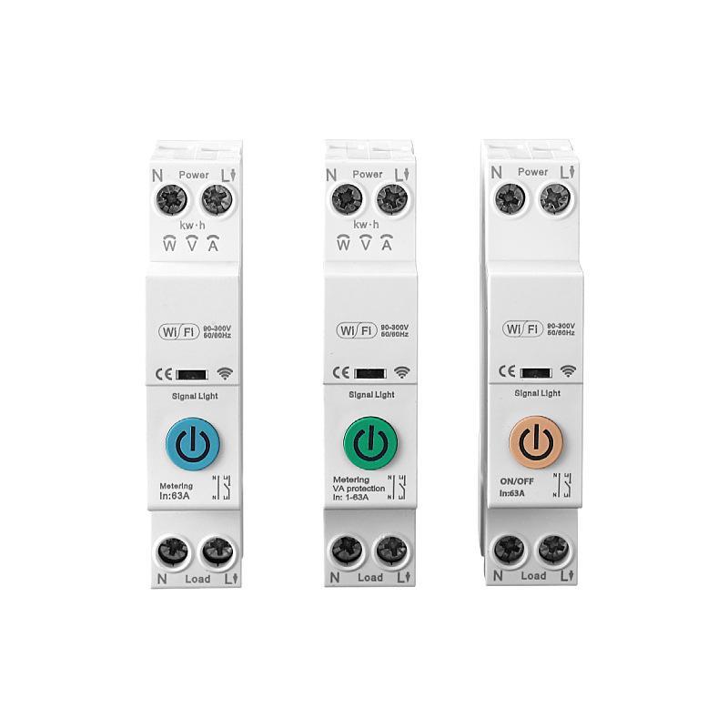 Smart WiFi Circuit Breaker Mobile App Control Overvoltage Overload Protection for Student Dorm Room Use