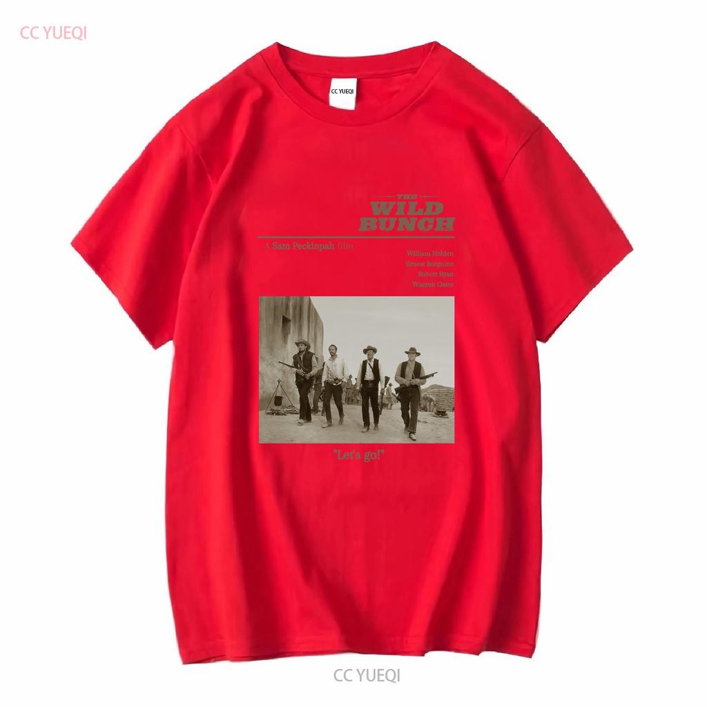 The Wild Bunch Movie T Shirt Classic Sam Peckinpah Western Te Long or Short Sleeves Vintage Washed Homme Soft Designer Clothes
