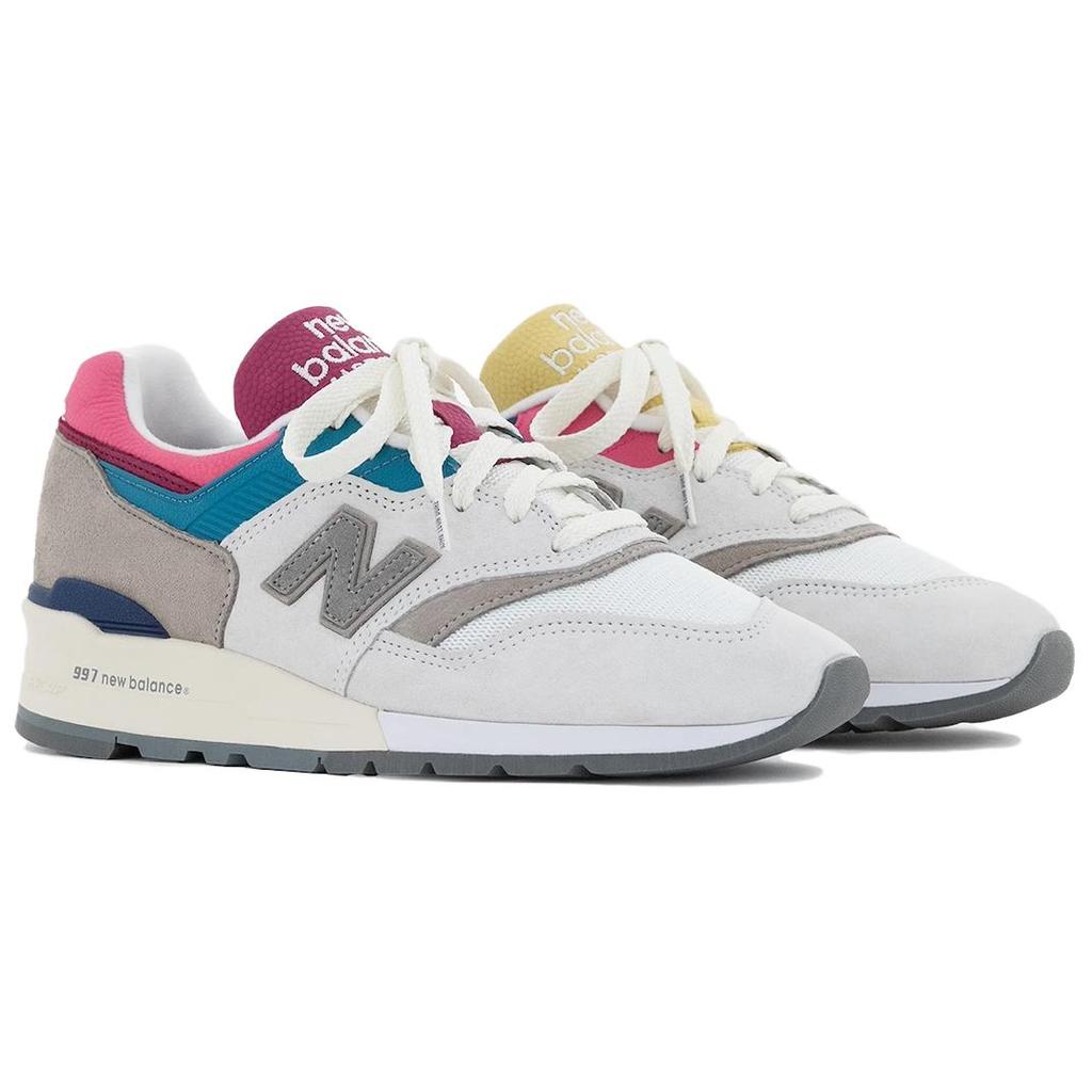 Aimé Leon Dore x New Balance 997 Made in USA OG Mismatch Sneakers da Uomo Grigio Mezzanotte U997ALL
