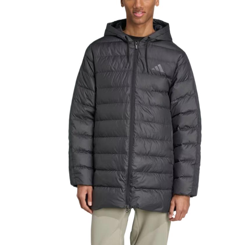 Adidas Sportswear Essentials ClimaWarm Solid Color Hooded Long Sleeve Warm Waterproof Down Jacket Men Jacket JM4061