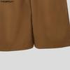 INCERUN Men Long Sleeve Buttons Bandage Jumpsuit Long Rompers Overalls