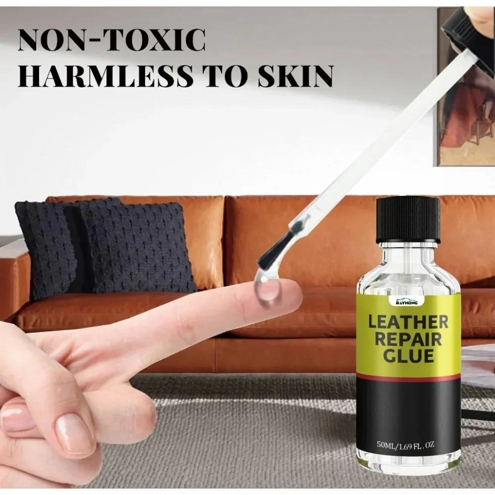 Liquid Leather Repair Gel Skin Refurbish Tool Holes Scratch Cracks Restorer For Car Seats Sofa Jacket Purse Shoes